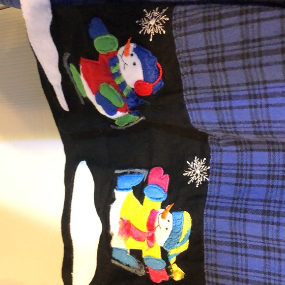 Woman's appliqué snowman shirt XL - Picture 4 of 4